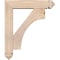 Ekena Millwork Westlake Arts and Crafts Smooth Bracket w/ Offset Brace, Douglas Fir, 5 1/2"W x 22"D x 26"H BKT0604X22X26WTL03SDF - alternate 2